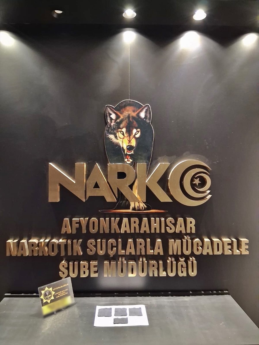 Afyonkarahisar'da uyuşturucu operasyonunda bir zanlı tutuklandı