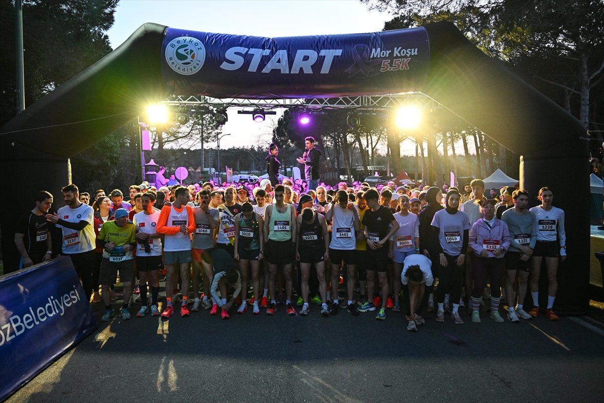 Beykoz'da Dünya Epilepsi Farkındalık Günü dolayısıyla koşu etkinliği düzenlendi