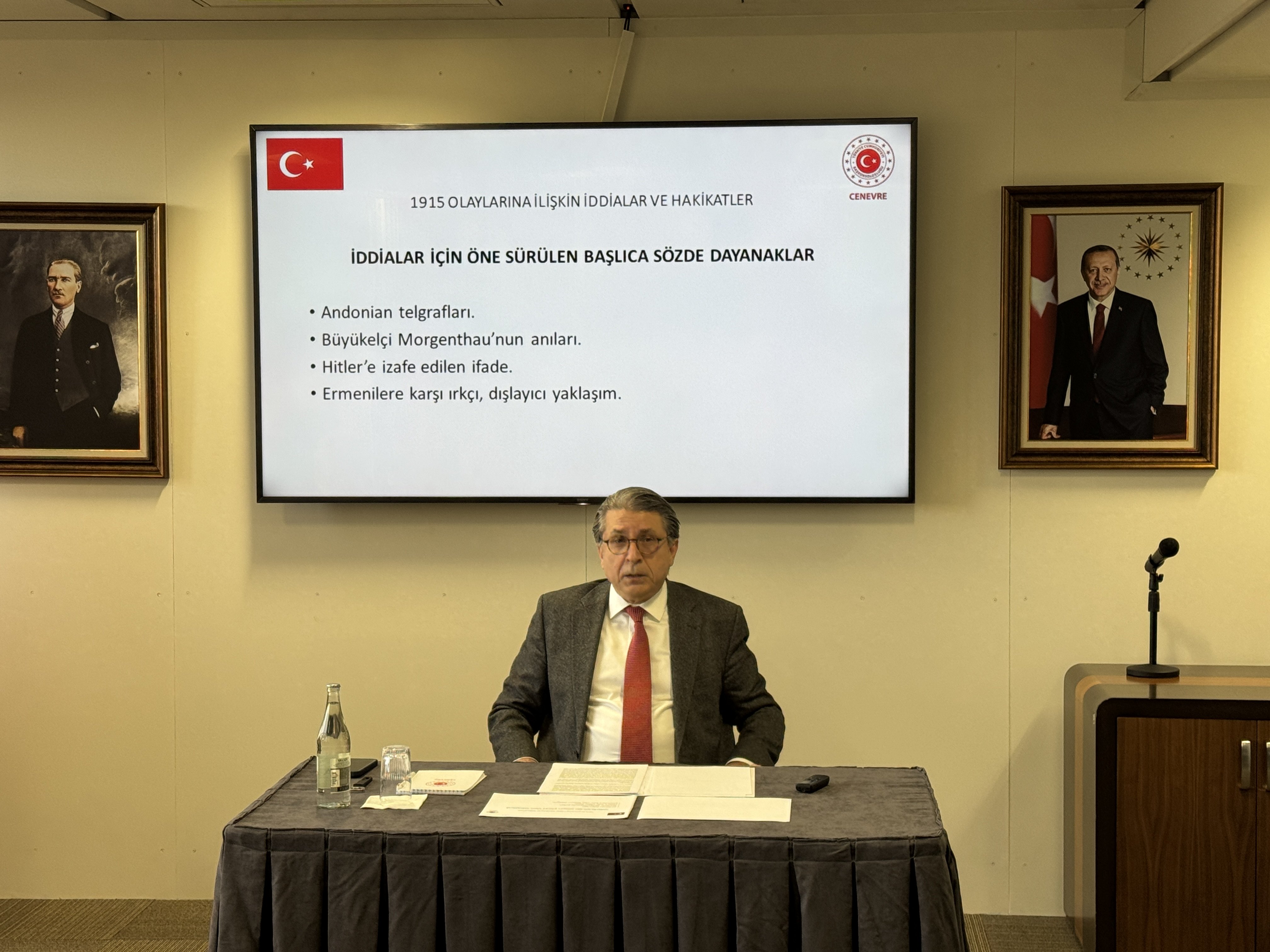 Cenevre'de '1915 Olaylarına İlişkin İddialar ve Hakikatler' başlıklı konferans düzenlendi