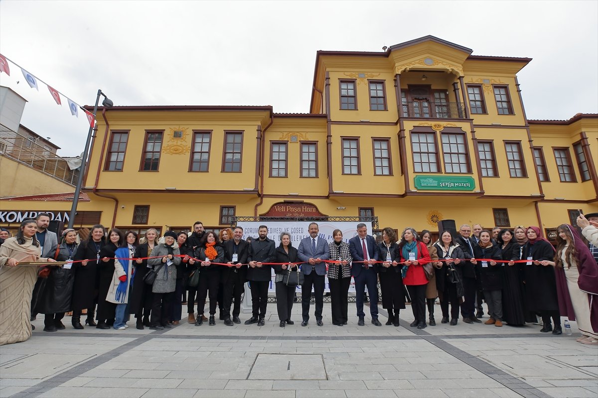 Çorum'da 'Puduhepa Resim Sergisi' düzenlendi
