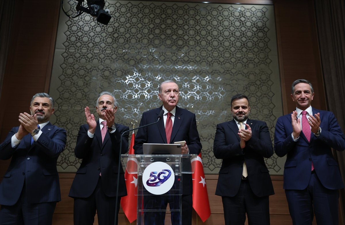 Cumhurbaşkanı Erdoğan, '5G ile İletişimde Güçlü Türkiye Töreni'nde konuştu: (1)
