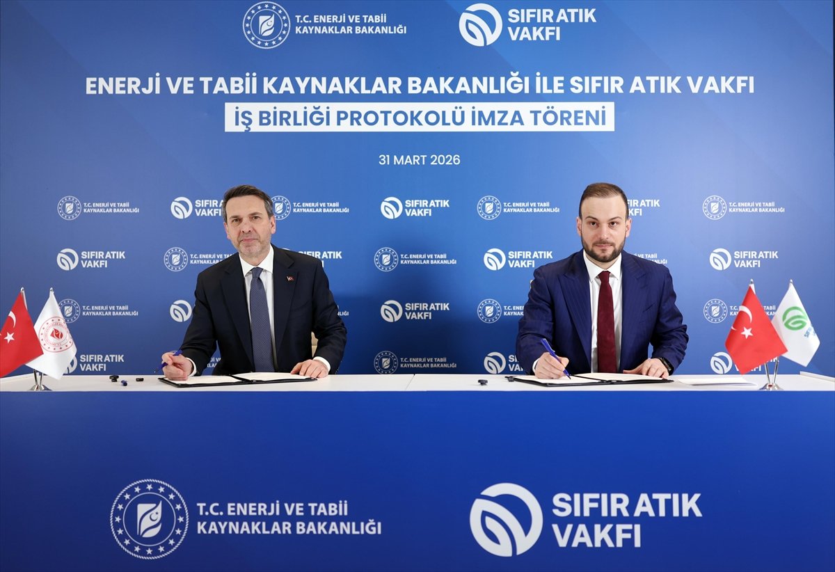 Enerji ve Tabii Kaynaklar Bakanlığı ile Sıfır Atık Vakfı arasında işbirliği protokolü imzalandı