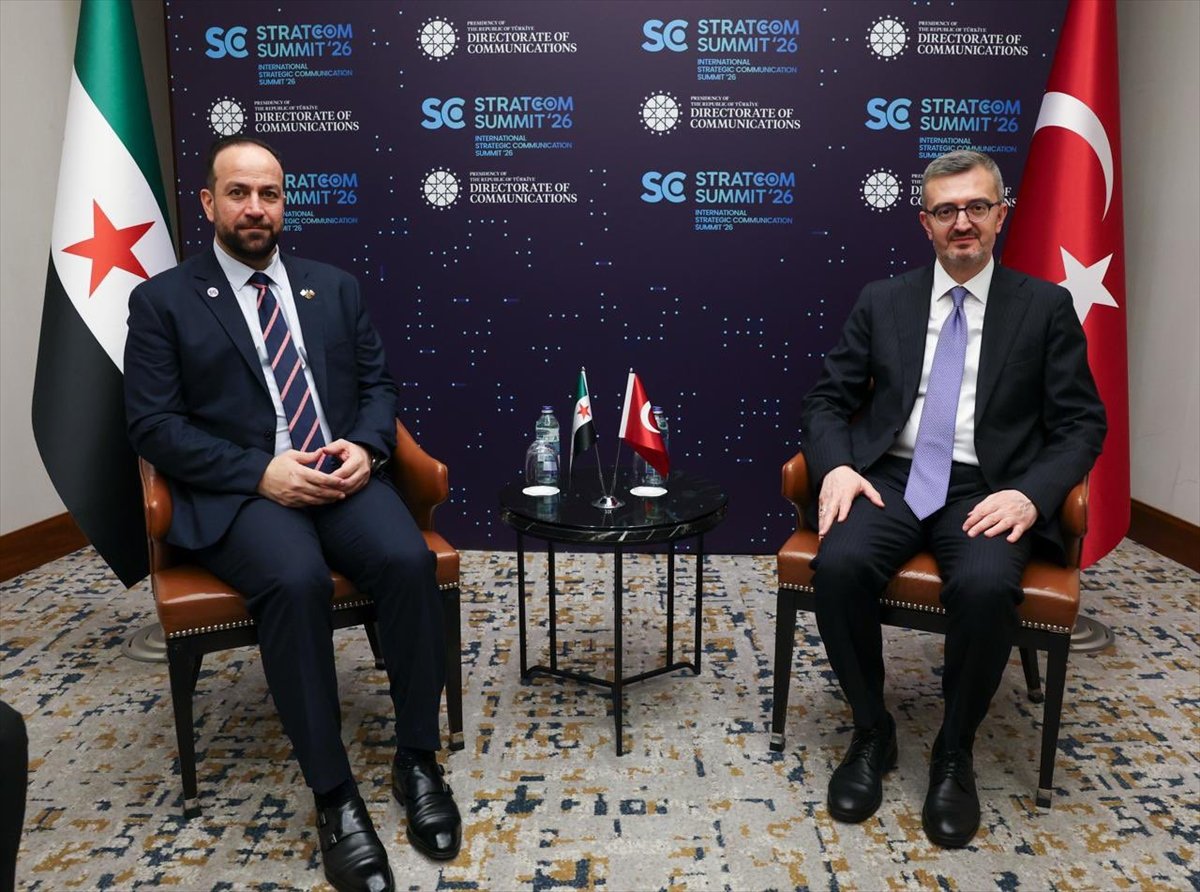 İletişim Başkanı Duran, Suriye Enformasyon Bakanı el-Mustafa ile görüştü