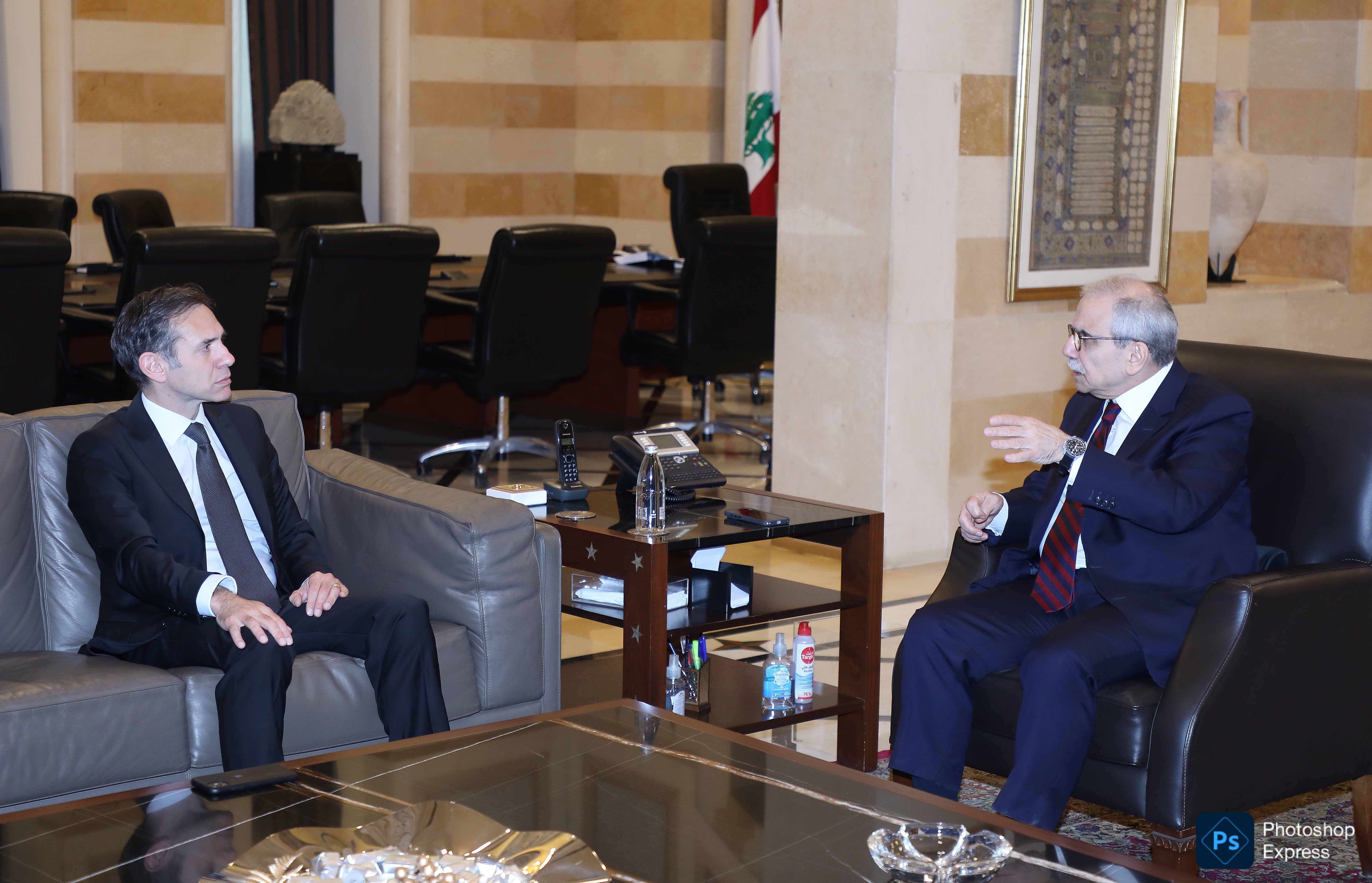 Lübnan Başbakanı, Büyükelçi Lütem'i kabulünde, yerinden edilenlere desteğinden dolayı Türkiye'ye teşekkür etti