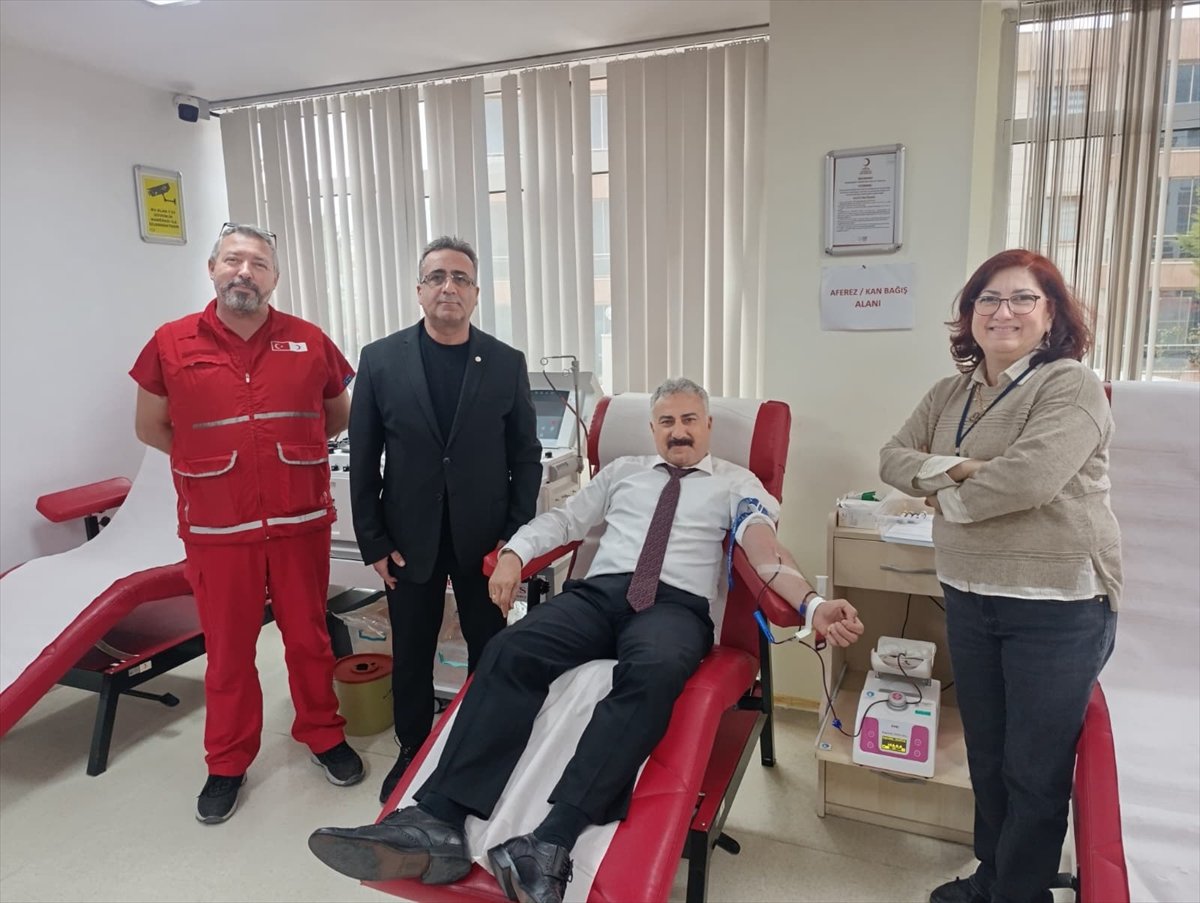 Manisa İl Emniyet Müdürü Aktaş 23. kez kan bağışında bulundu