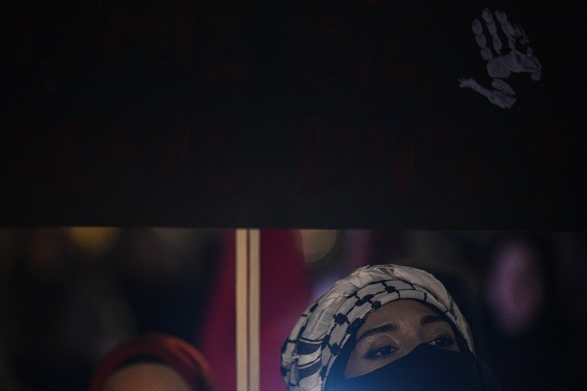 Mescid-i Aksa'nın İsrail tarafından kapalı tutulması başkentte protesto edildi