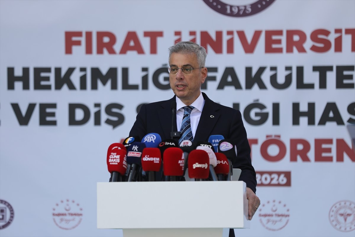 Sağlık Bakanı Memişoğlu, Elazığ'da fakülte binası ve hastane açılışında konuştu: