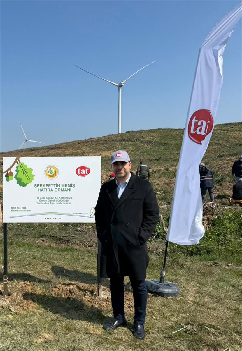 Tat Gıda Şerafettin Memiş Hatıra Ormanı'na 10 bin fidan dikti