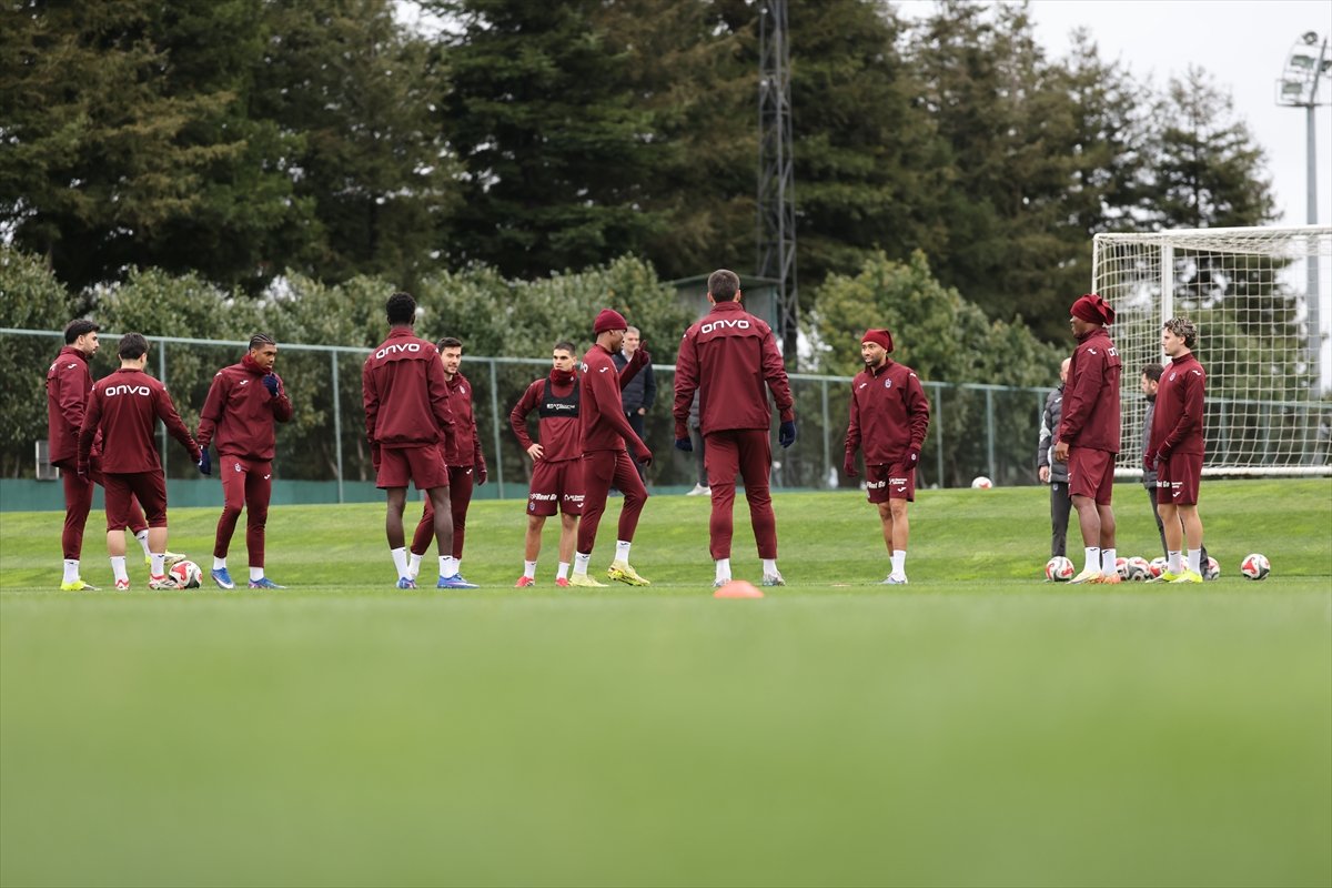 Trabzonspor, Galatasaray maçının hazırlıklarına devam etti