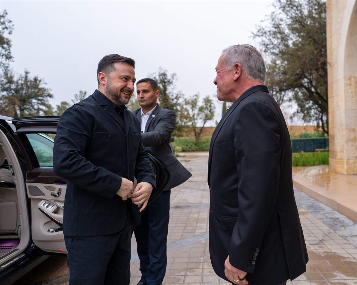 Ürdün Kralı 2. Abdullah ile Ukrayna Devlet Başkanı Zelenskiy Amman'da 'bölgesel gelişmeleri' görüştü