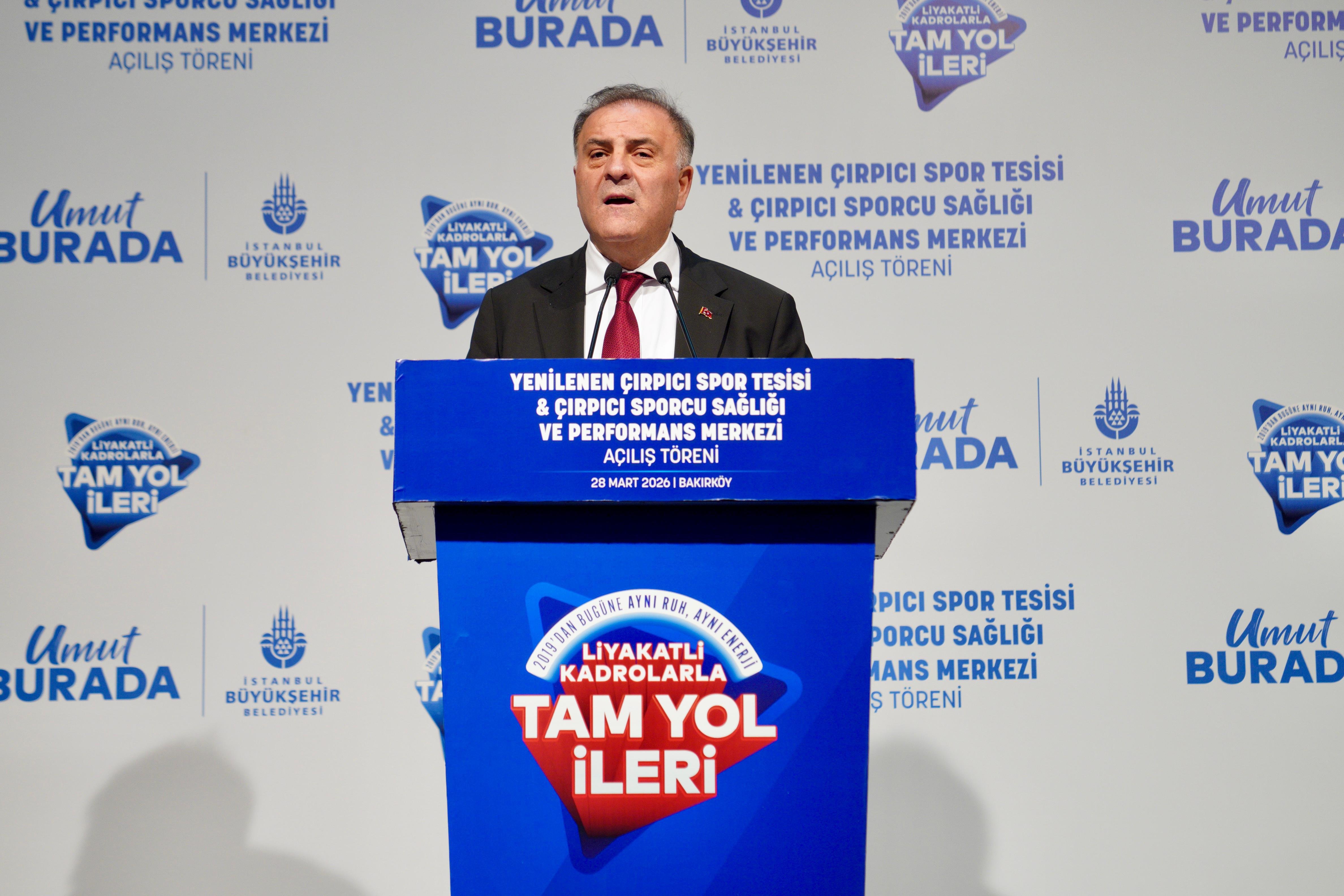 Yenilenen Çırpıcı Spor Tesisleri ile Sporcu Sağlığı ve Performans Merkezi törenle açıldı