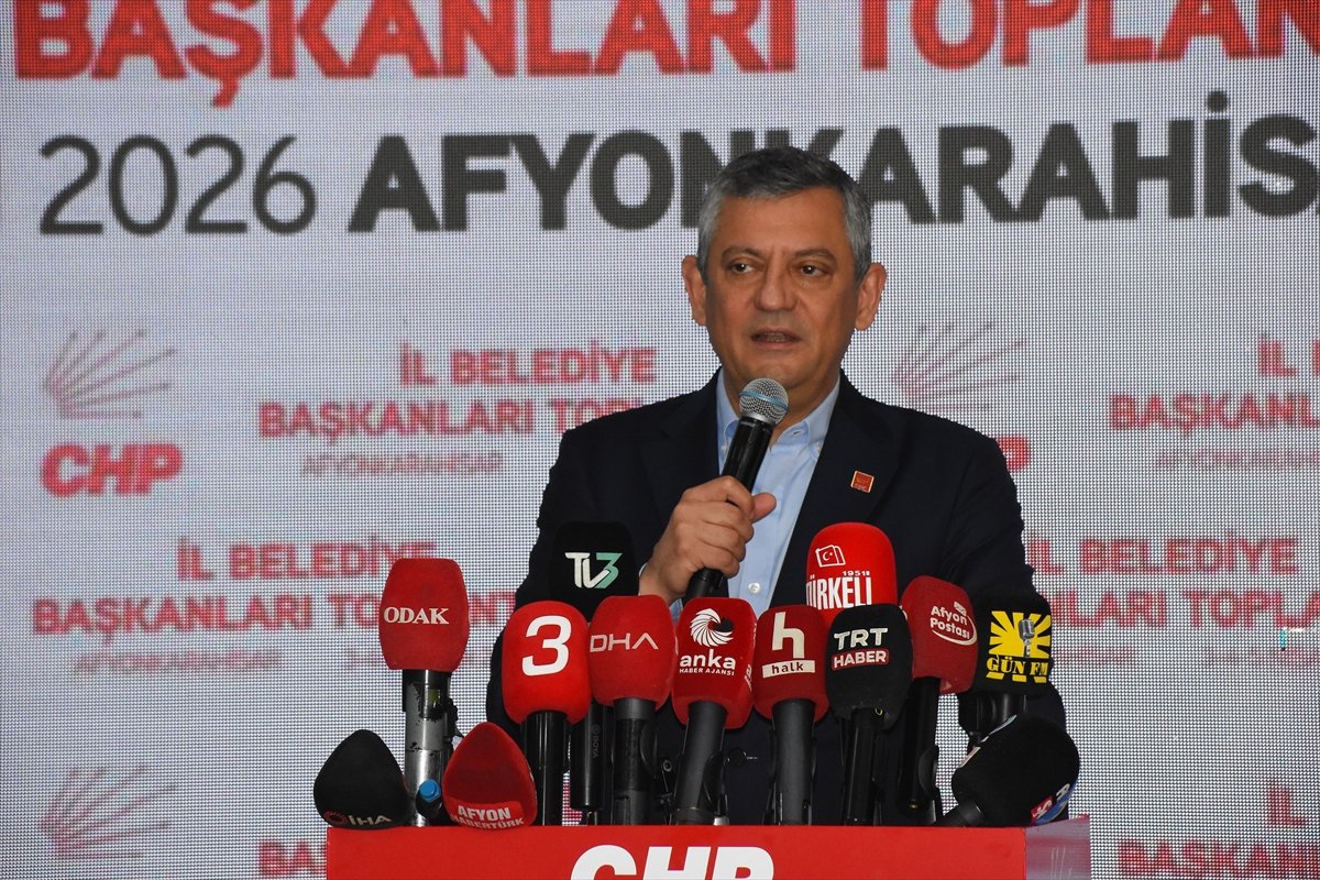 CHP Genel Başkanı Özel, Afyonkarahisar'da konuştu: