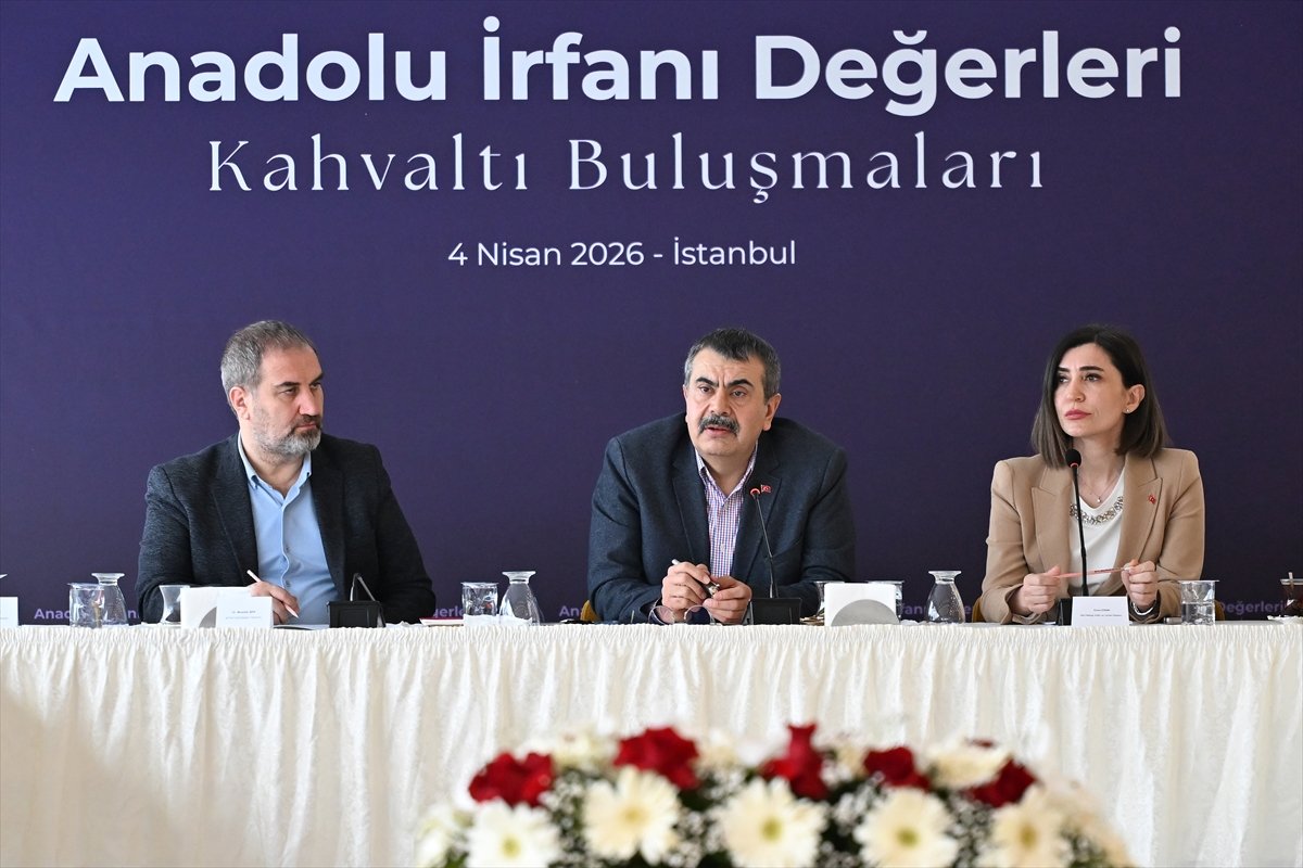Milli Eğitim Bakanı Tekin, Anadolu İrfanı Değerleri Kahvaltı Buluşmaları'nda konuştu: