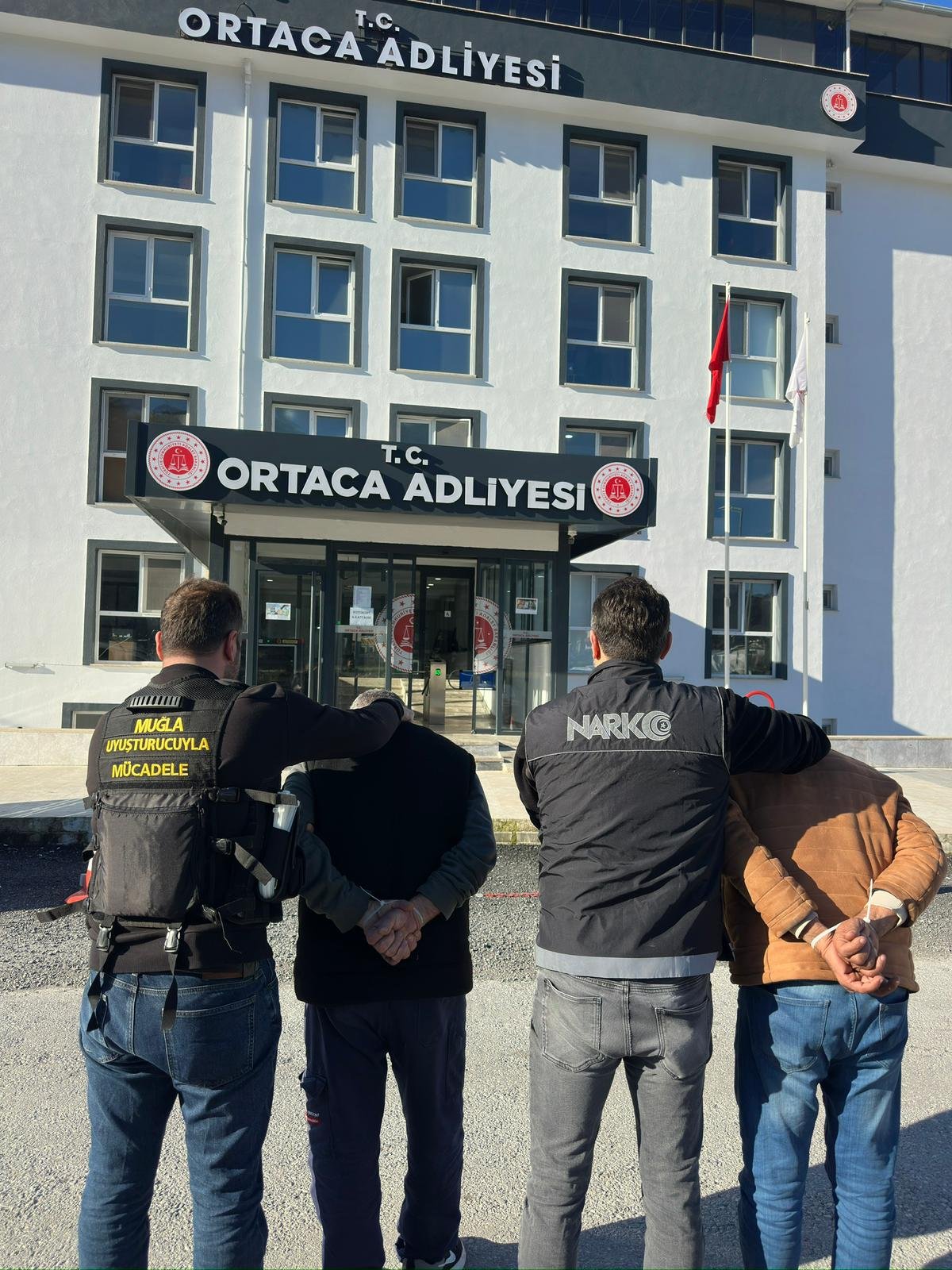 Muğla'da uyuşturucu operasyonunda gözaltına alınan zanlı tutuklandı