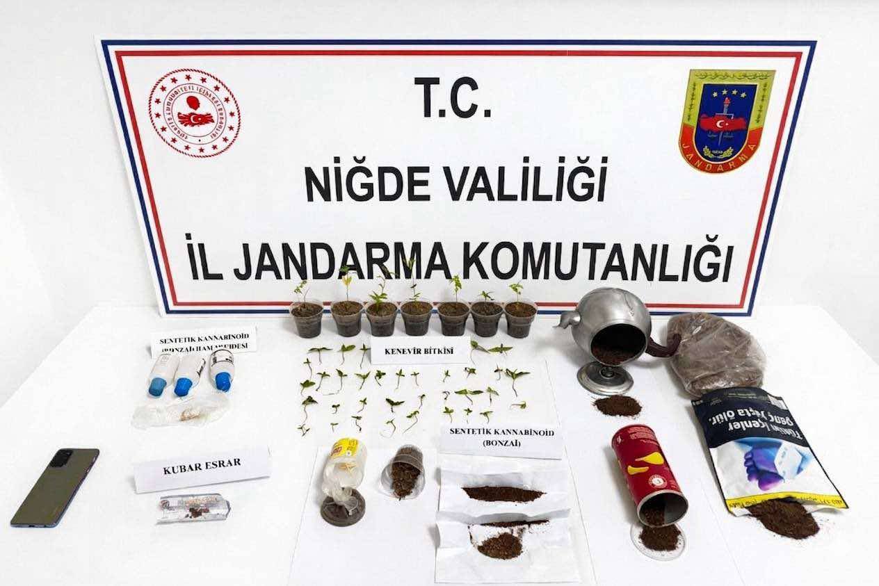 Niğde'de uyuşturucu operasyonunda 1 şüpheli yakalandı