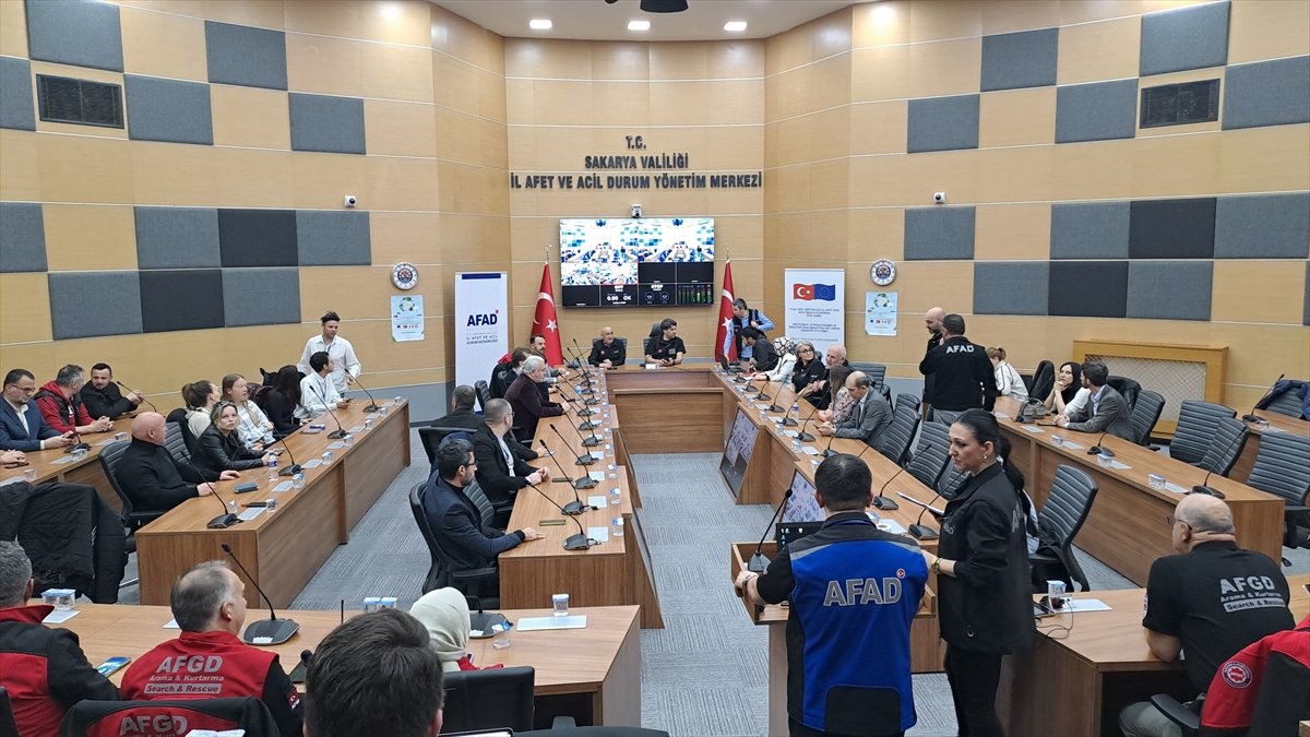 Sakarya'da 'Yeşil Afet Sistemleri' projesi kapsamında ilk eğitimler yapıldı