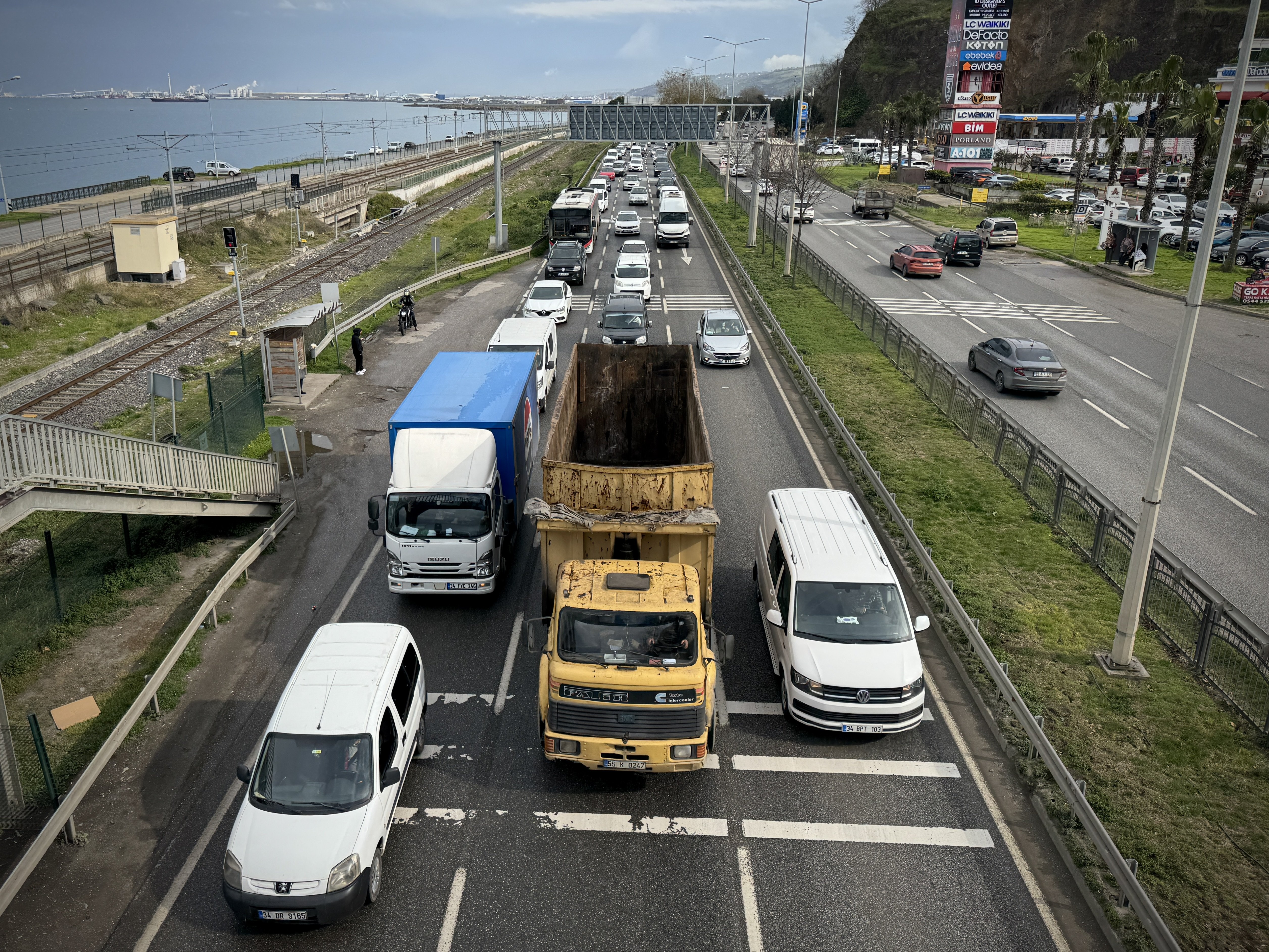 Samsun'da trafik kazalarında 2 kişi yaralandı