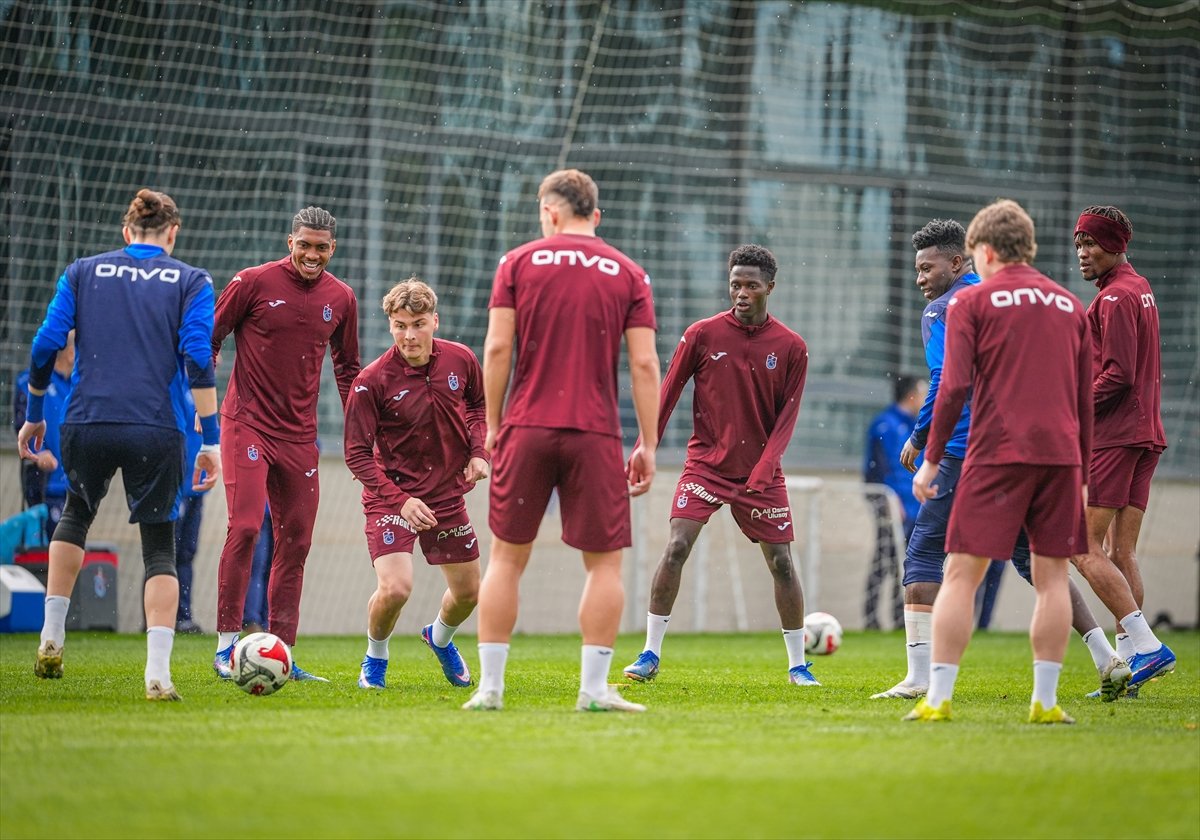 Trabzonspor, Galatasaray maçının hazırlıklarını tamamladı