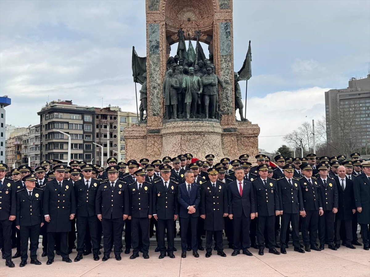 Türk Polis Teşkilatının kuruluşunun 181. yılı Taksim'de kutlandı