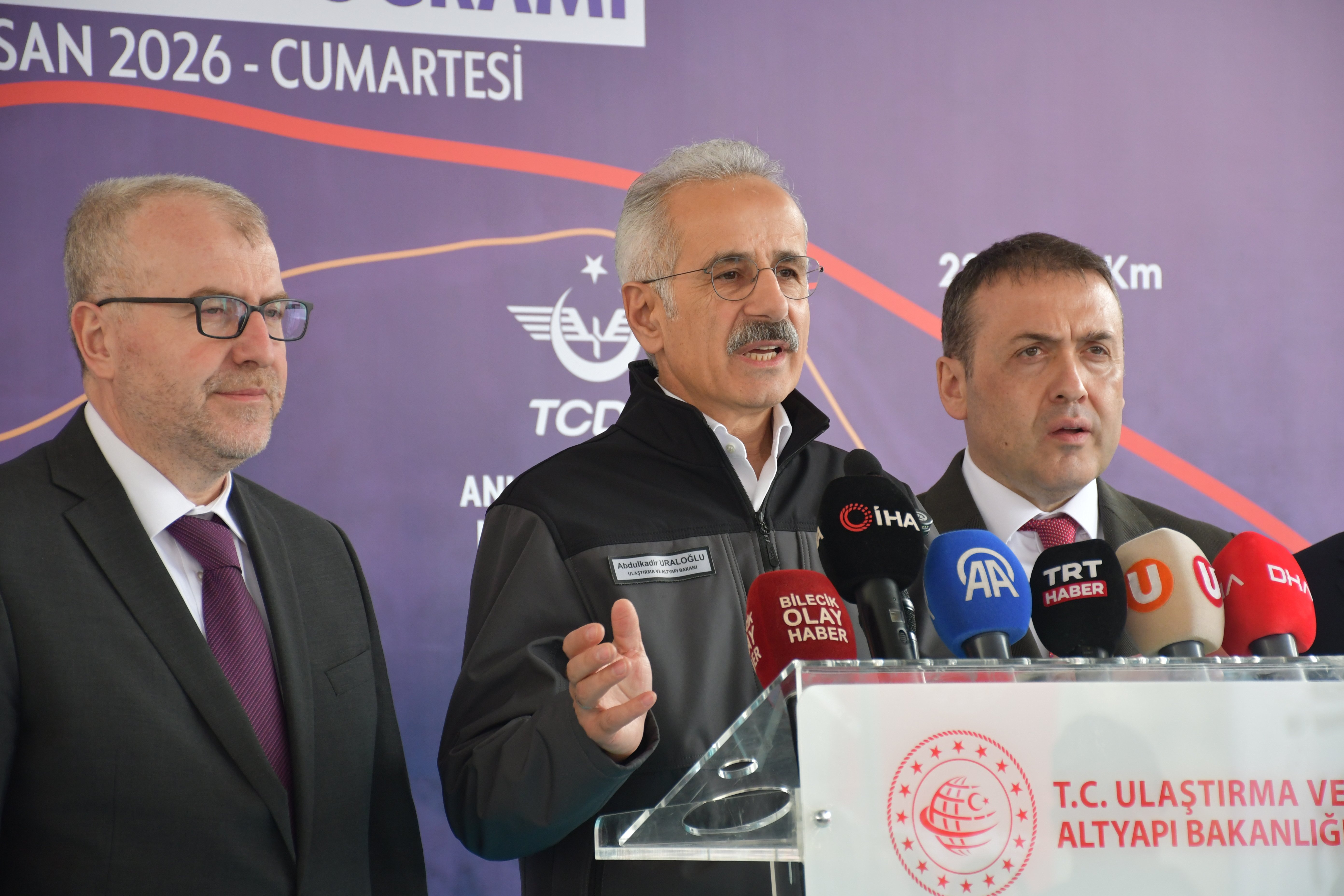 Ulaştırma ve Altyapı Bakanı Uraloğlu, Bilecik'te konuştu: