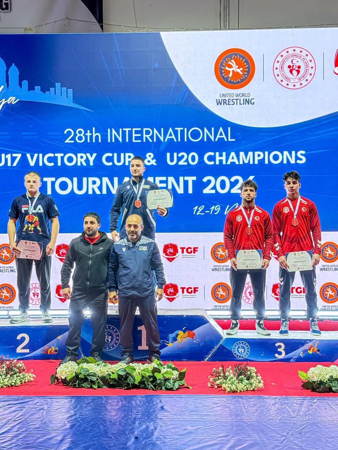 Uluslararası Zafer Kupası Güreş Turnuvası Antalya'da tamamlandı