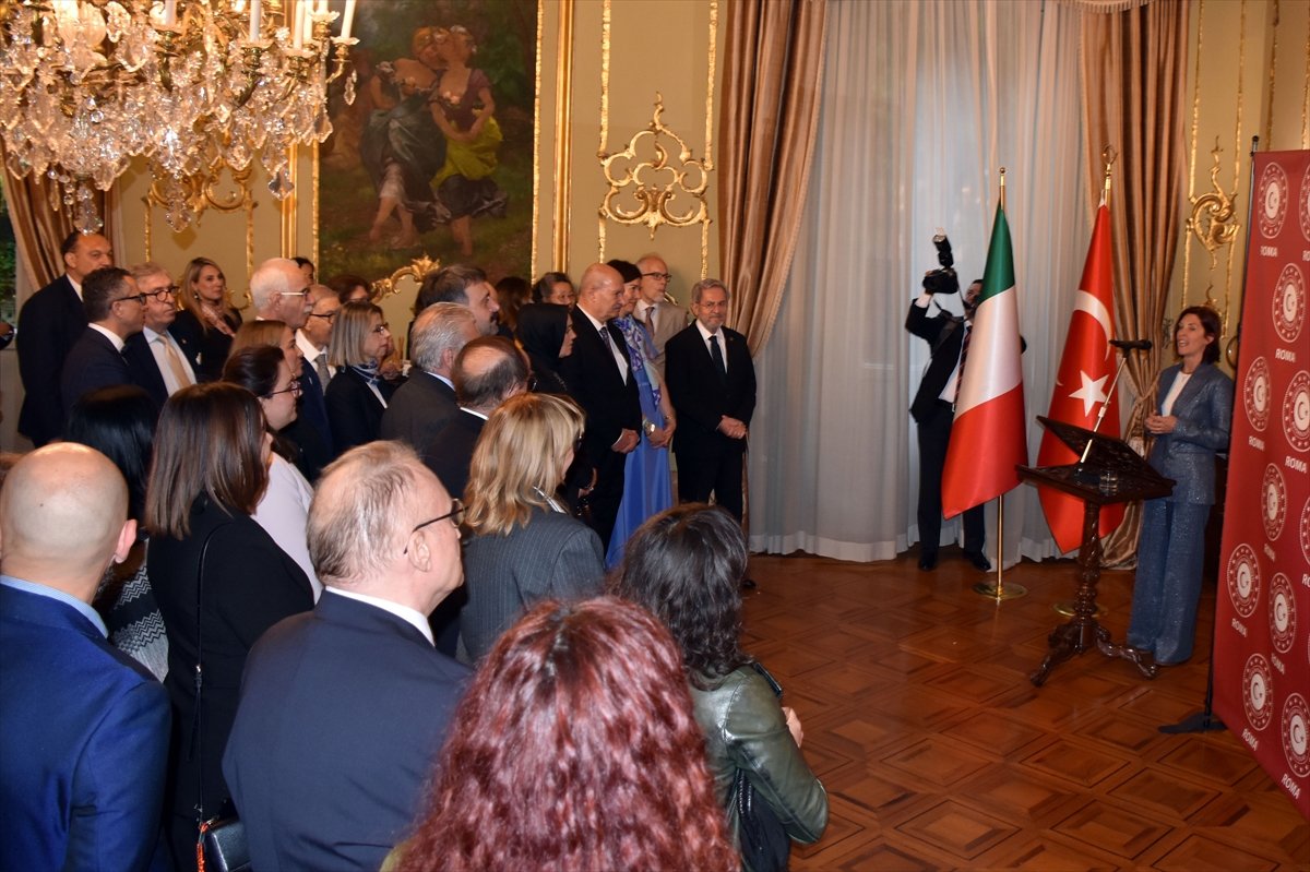 Türk-İtalyan üniversiteleri arasındaki işbirlikleri onuruna Roma'da resepsiyon verildi