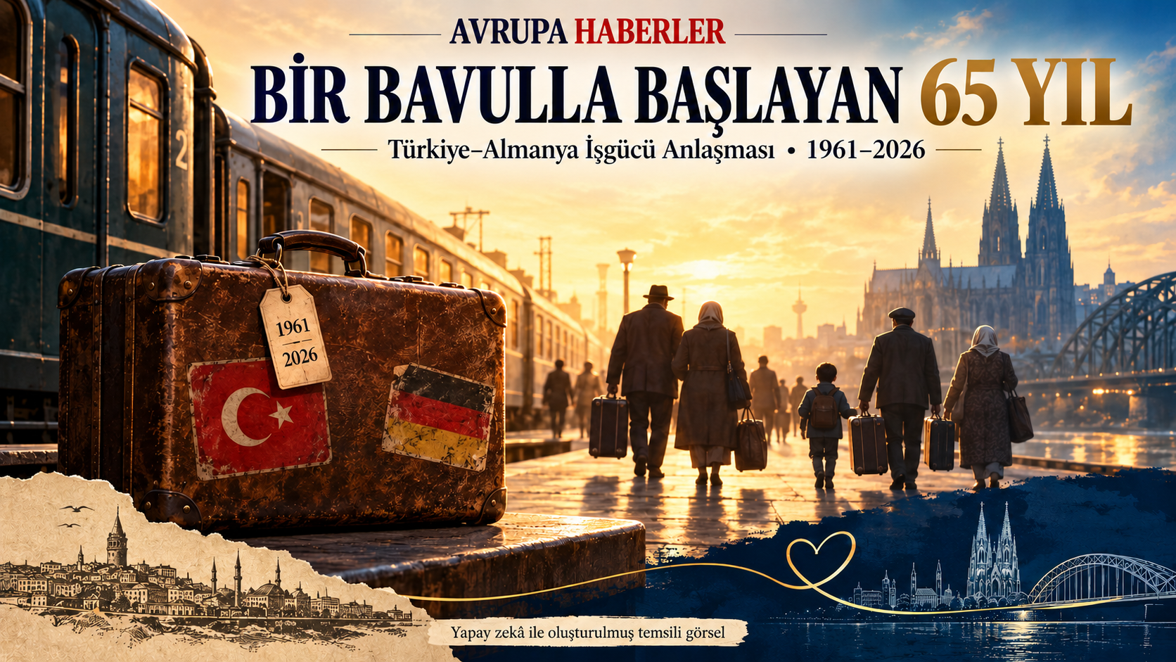 Bir bavulla başlayan 65 yıl: Türkiye–Almanya İşgücü Anlaşması’nın yıl dönümü