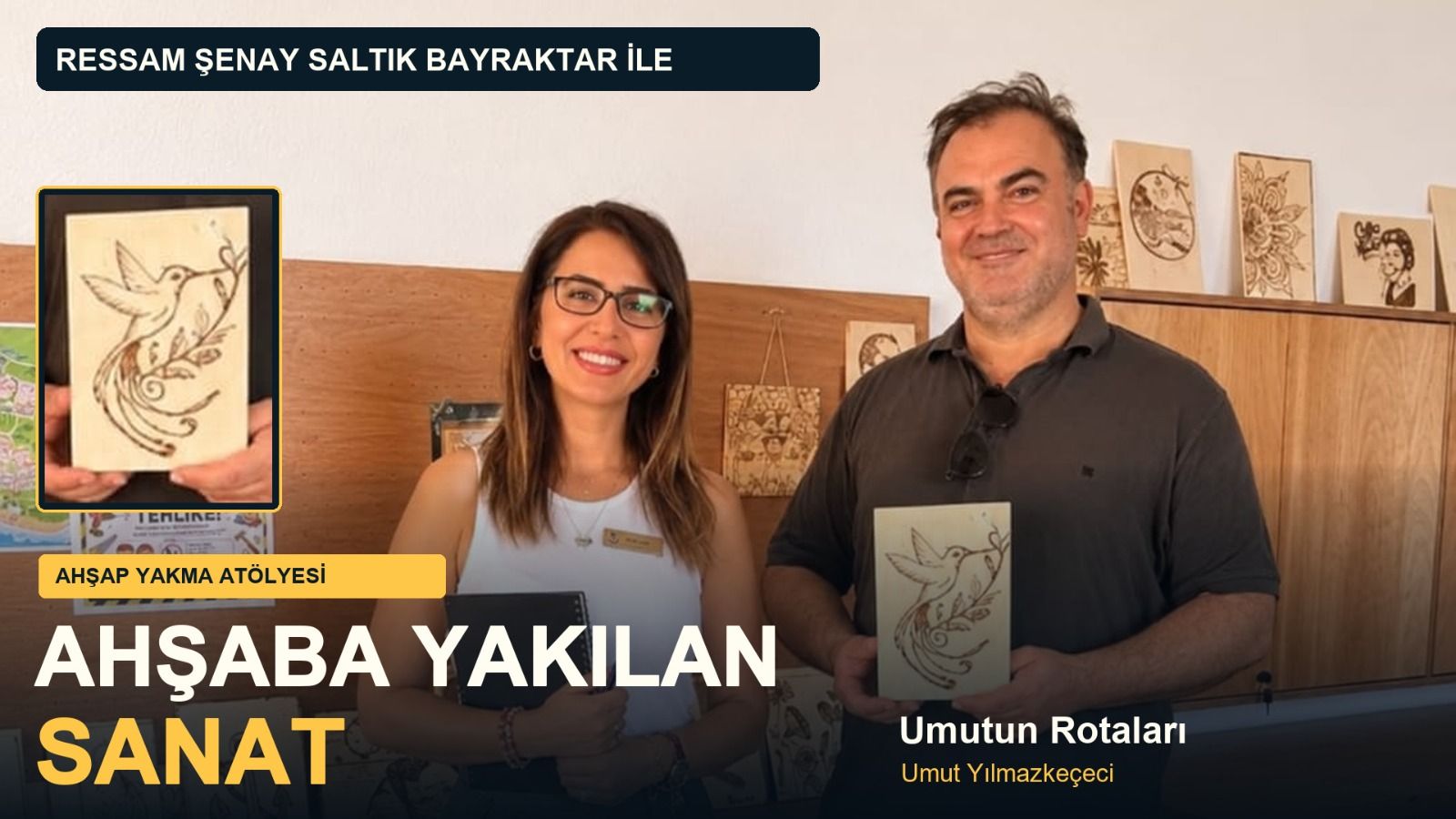 Ahşaba yakılan sanat: Şenay Saltık Bayraktar ile atölye buluşması