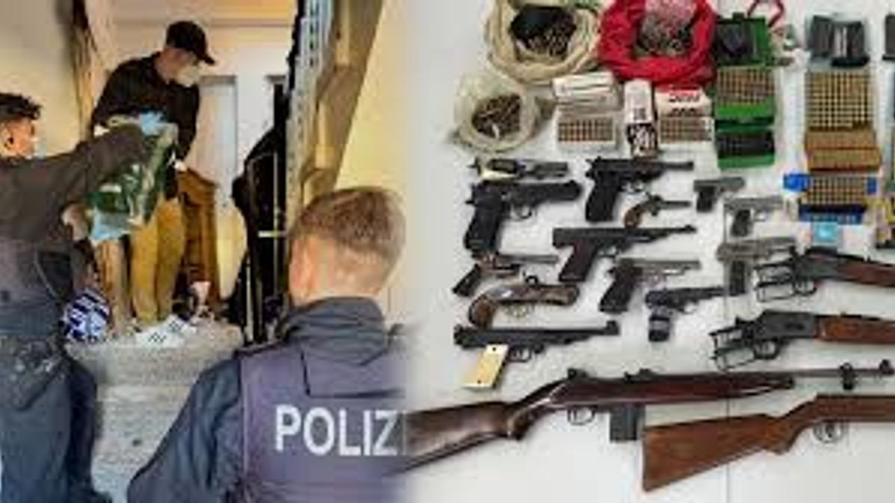 Almanya'da silah kaçakcılığı operasyonu