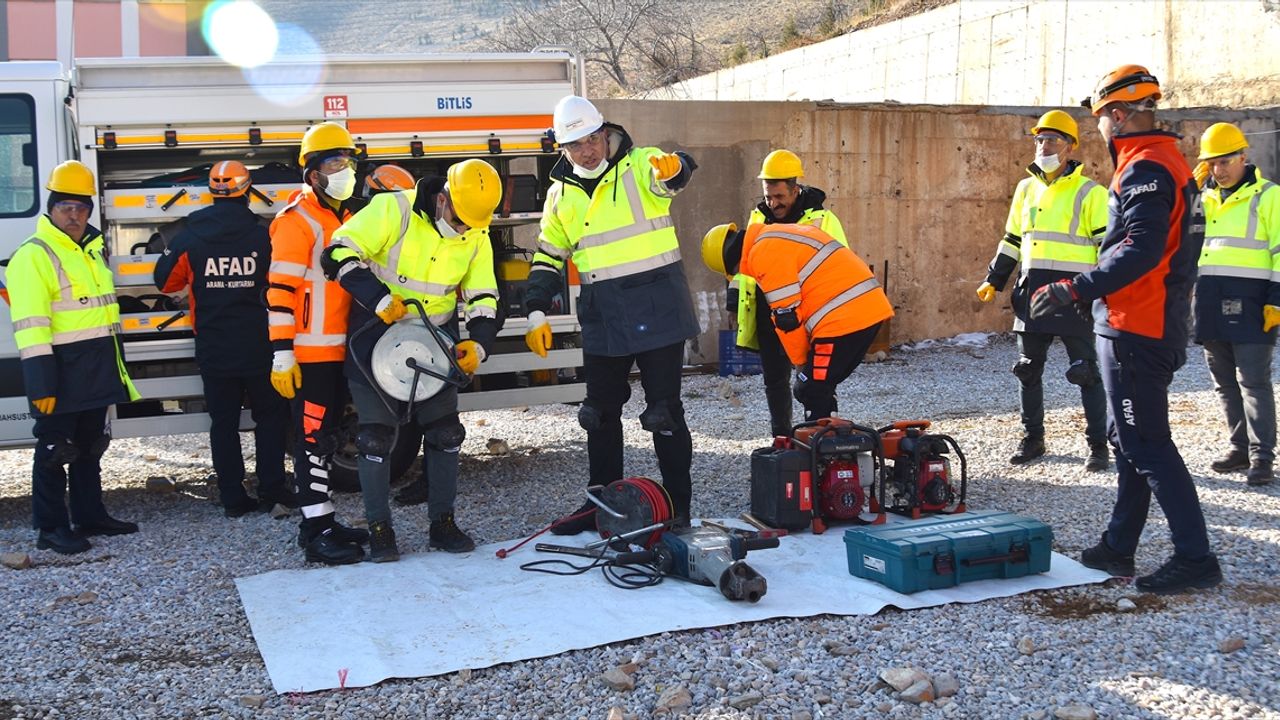 Bitlis'te 41 bin 980 kişiye afet farkındalık eğitimi verildi