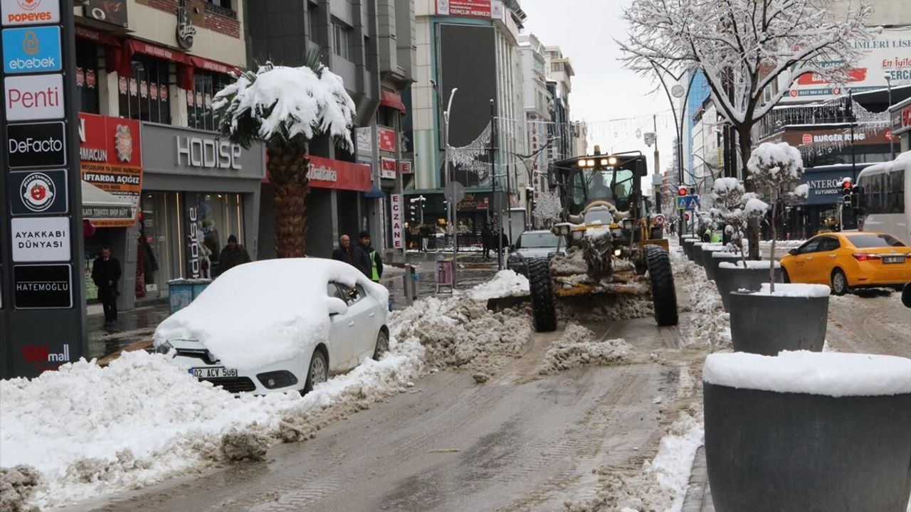 Van ve Bitlis'te kar etkili oldu