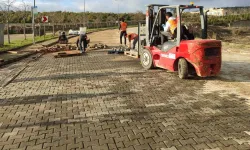 Kocaeli'de kilit parke taşlarıdöşendi