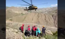 Hakkari’de yaralı vatandaş kurtarıldı