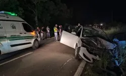 Keşan'da motosiklet ile otomobil çarpıştı: 2 ölü!