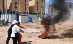 Kocaeli İtfaiyesi’nden uygulamalı eğitim