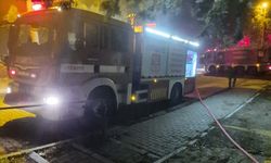 Balıkesir'de iş yerinde çıkan yangında 2 kişi dumandan etkilendi