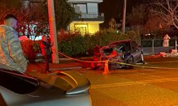 Denizli'de otomobille çarpışan elektrikli bisikletin sürücüsü öldü