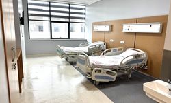 Diyarbakır'da yapımı devam eden Kayapınar Şehir Hastanesi'nde hazırlanan örnek hasta odasının görselleri paylaşıldı