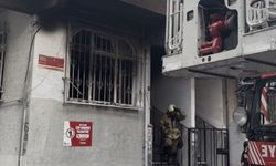 Esenler'de çakmakla oynayan çocuğun evde çıkardığı yangın söndürüldü