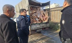 Gaziantep'te 1 ton 900 kilogram bozulmuş et imha edildi