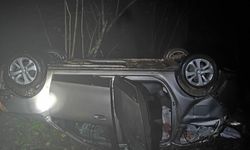 Giresun'da otomobilin uçuruma yuvarlanması sonucu 4 kişi yaralandı