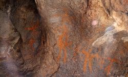 Kayseri'de Neolitik Çağ'a ait olduğu değerlendirilen insan figürlü kaya resimleri keşfedildi