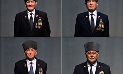 Kıbrıs gazilerinden oluşan koro kahramanlık ezgilerini seslendiriyor