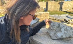 Kraliçe Amastris'in kurduğu antik kentte Medusa'nın gülümseyen figürü bulundu