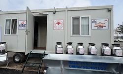 Malatya'da depremzedelerden boşalan konteynerler çobanlara ev oldu