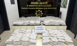 Mersin'de 108 kilo 651 gram takoz esrar ve 1476 uyuşturucu hap ele geçirildi