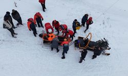 Ordu'da kayak merkezinde telesiyejde kurtarma tatbikatı yapıldı