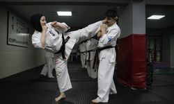 Sporcu ailenin 'beşikte başlayan' karate sevgisi