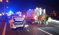 Tekirdağ'da zincirleme trafik kazasında 5 kişi yaralandı