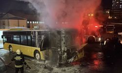 Yozgat'ta park halindeki halk otobüsünde çıkan yangın söndürüldü